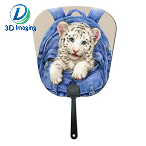3d animal hand fan lenticular 3d fan
