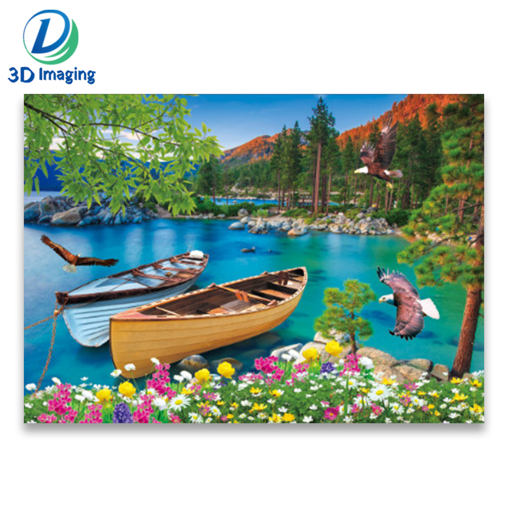 big size lenticular poster printing 3d picture in stocked