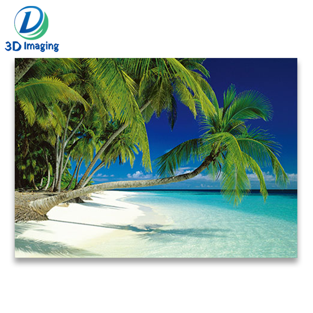 Large landscape picture 3D lenticular scenery poster big size