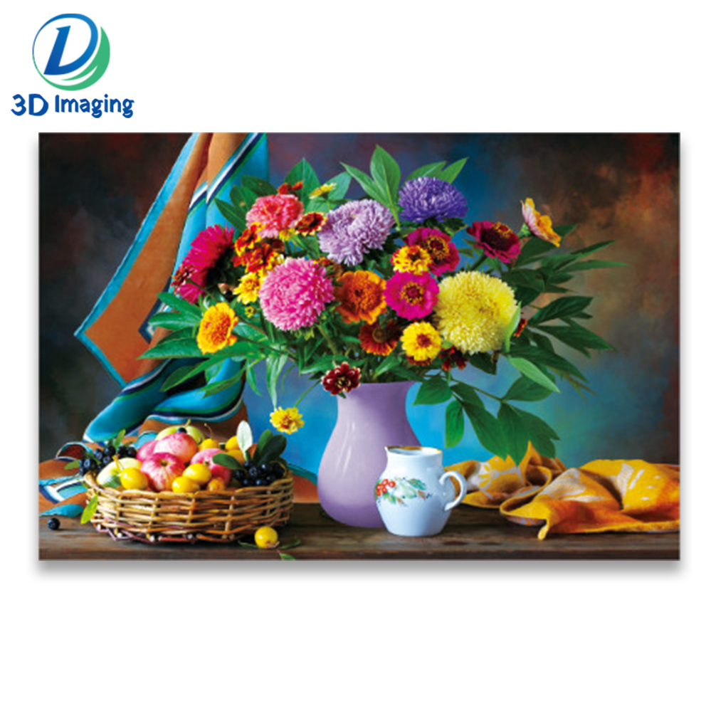 Beautiful Flowers and Plants & Scenery 3D Lenticular Pictures custom lenticular printing poster