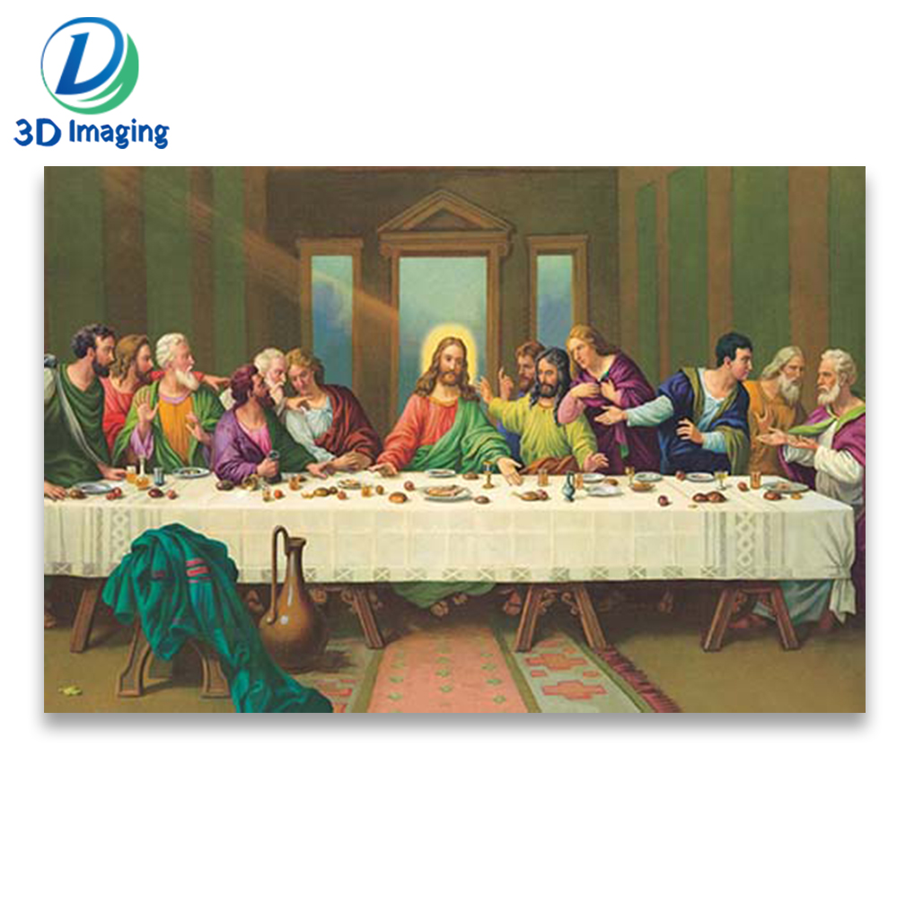 40x60cm religion picture 3d lenticular poster