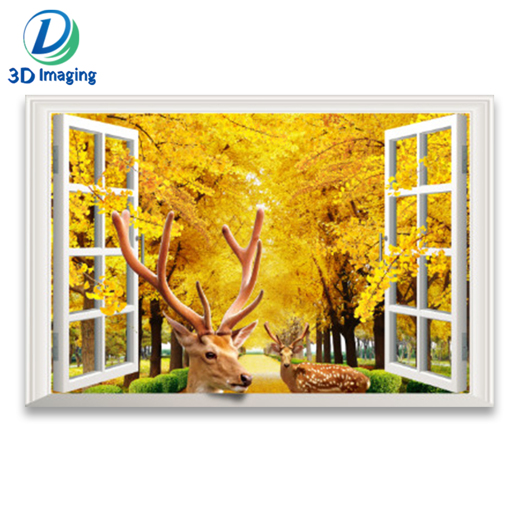 New arrival 3d lenticular pictures of deer design Cute lenticular hologram photo