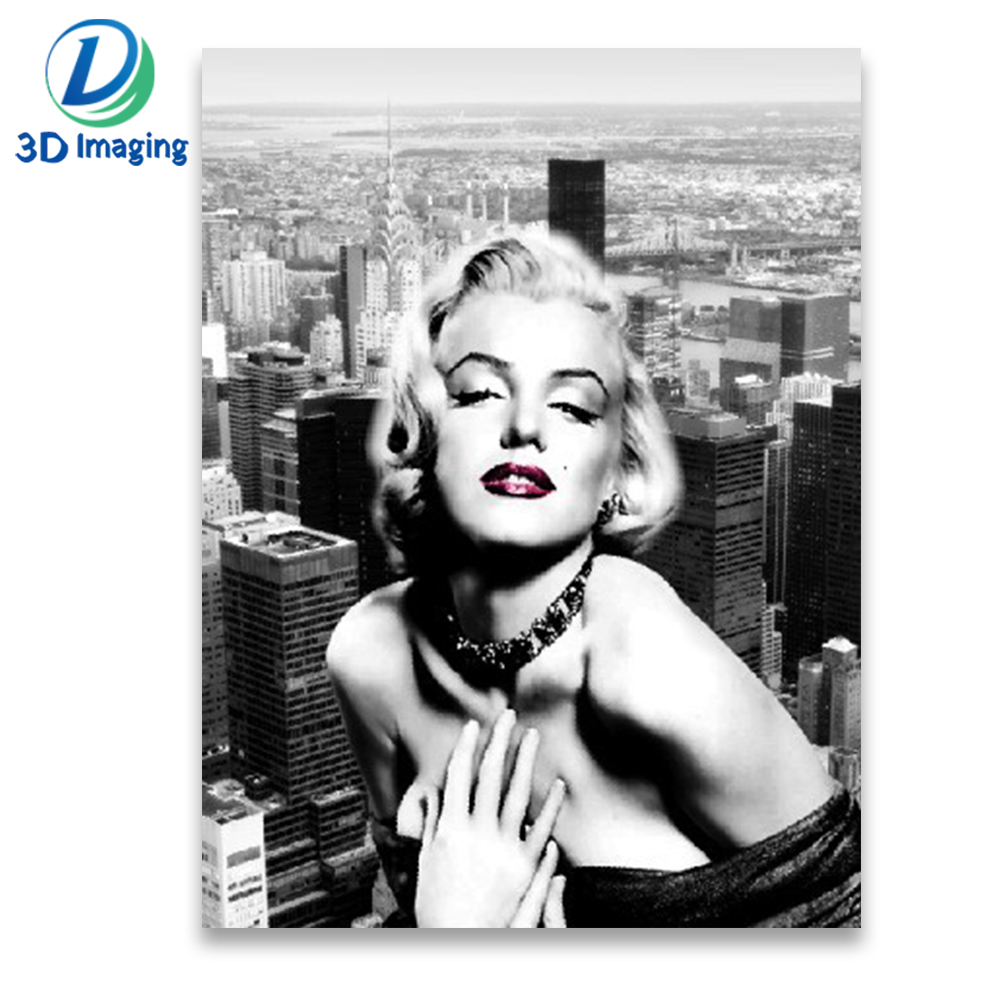 Wholesale lenticular famous figure 3d picture of sexy girl