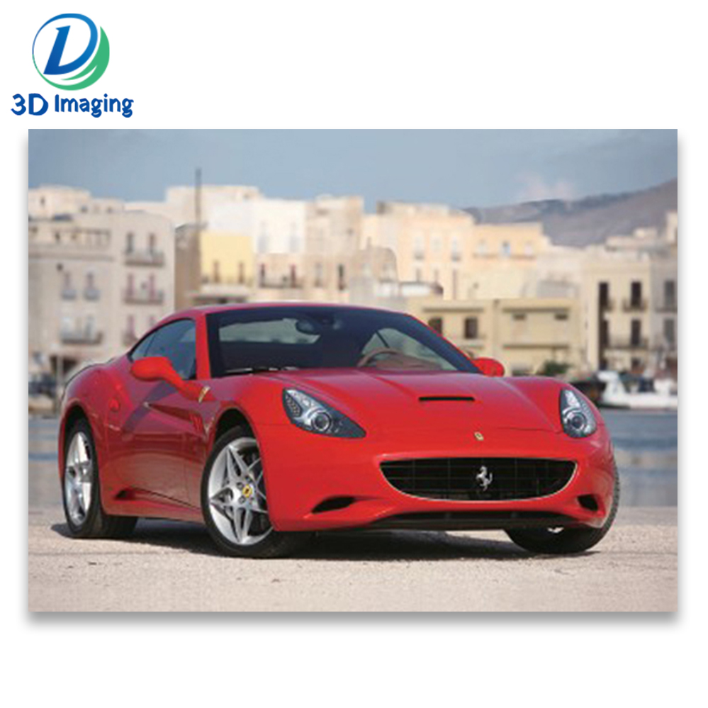 High resolution vintage car landscape 3d lenticular printing picture decoration