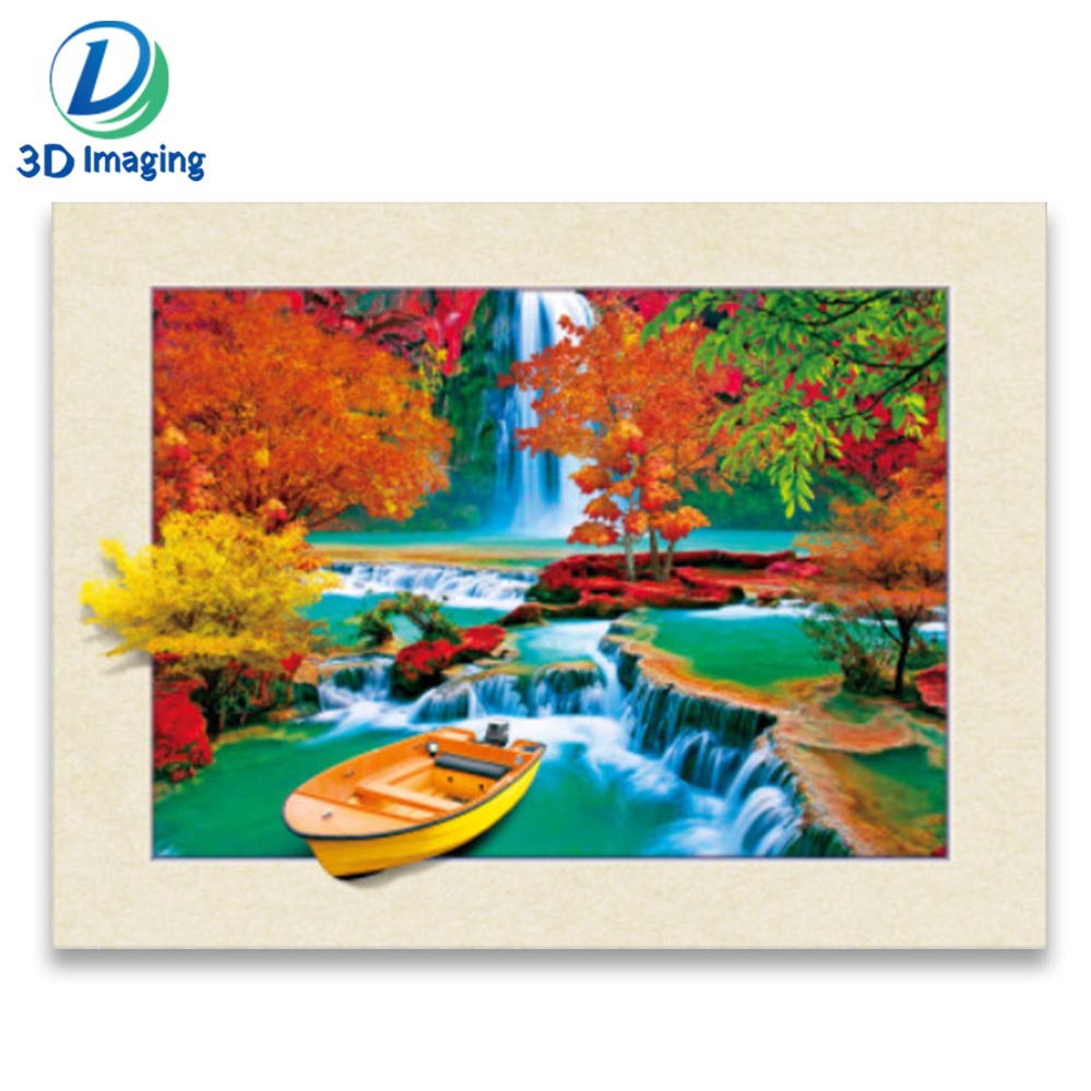 5d lenticular picture landscape decorative painting with cheap price