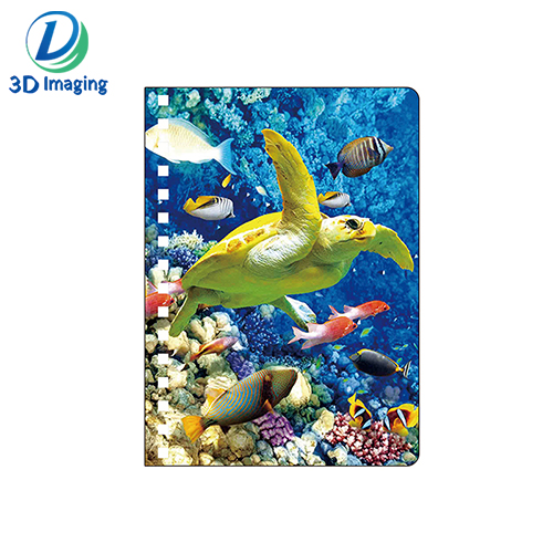A5 school notebook cover blank paper notebook cheap bulk 3d lenticular notebook
