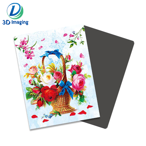 3D Lenticular Fridge Magnet of flowers Beautiful refrigerator Magnet for deco