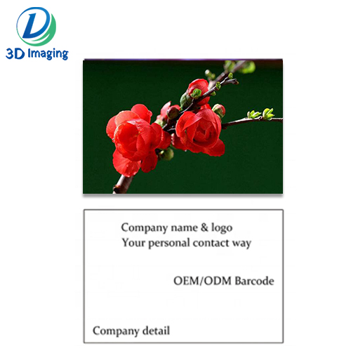 3d lenticular business card hologram cards animated 3d card Hot sale products