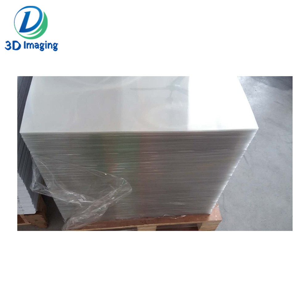 PET Lenticular 75lpi 100lpi lens sheet 3D flip lenticular adhesive lenticular sheet
