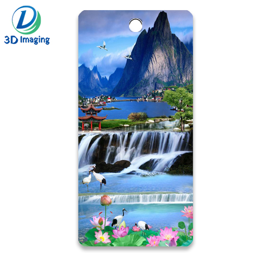 Scenery 3D Lenticular Bookmark PET 3D lenticular landscape bookmark